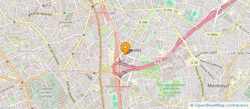 localisation de l'entreprise BOUCAN COLLECTIF à BAGNOLET