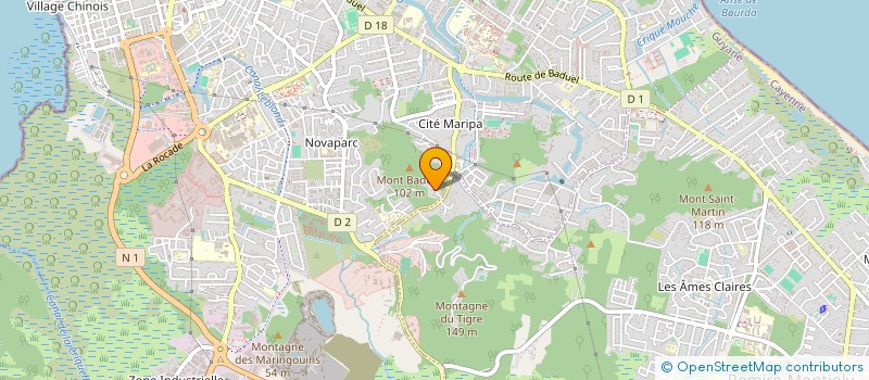 localisation de l'entreprise BOUCAN FAH  CAYENNE