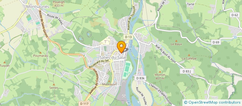 localisation de l'entreprise BOUCANERIE DU COMMINGES  SALIES-DU-SALAT