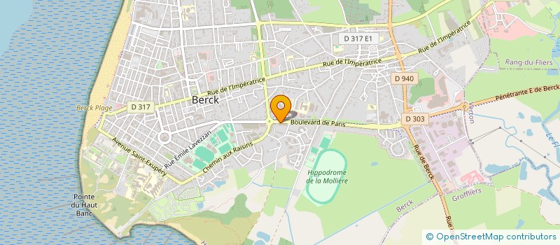 localisation de l'entreprise BOUCANOT  BERCK