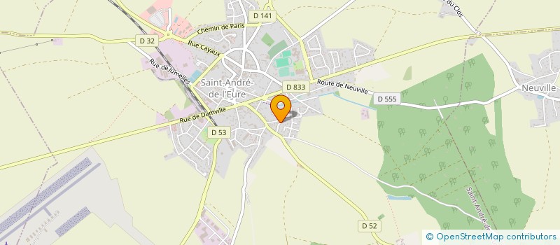 localisation de l'entreprise BOUCARD BATIMENT à SAINT-ANDRE-DE-L'EURE
