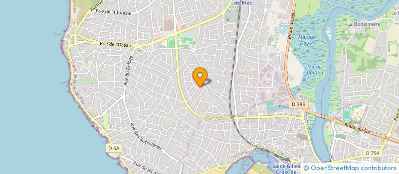 localisation de l'entreprise BOUCARD JEAN-P BONNE MARIE-J ET CIE  SAINT-HILAIRE-DE-RIEZ