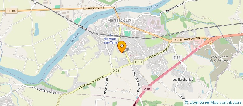 localisation de l'entreprise BOUCARO  MARSSAC-SUR-TARN