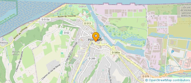 localisation de l'entreprise BOUCART à HONFLEUR