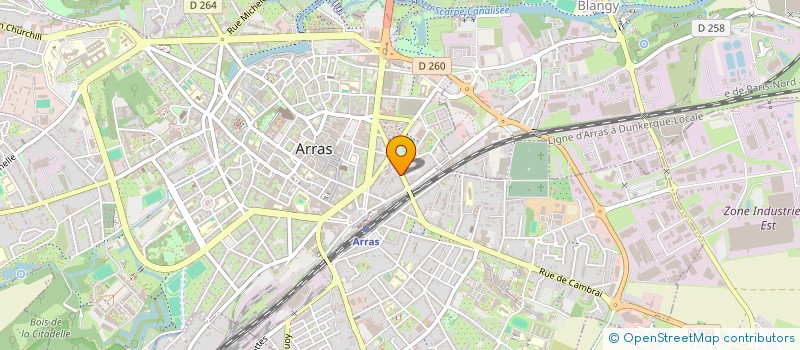 localisation de l'entreprise BOUCAU à ARRAS