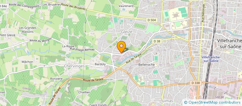 localisation de l'entreprise BOUCAUD IMMOBILIER  GLEIZE