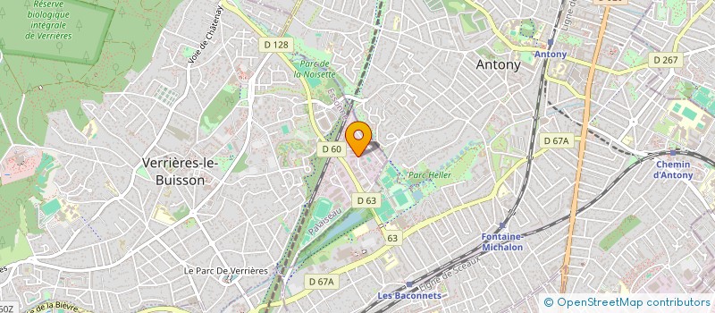 localisation de l'entreprise BOUCAULT PHILIPPE STORES ET FERMETURES à VERRIERES-LE-BUISSON