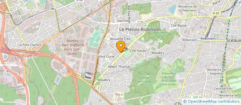 localisation de l'entreprise BOUCAUT IMMOBILIER à LE PLESSIS-ROBINSON