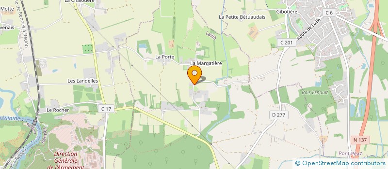 localisation de l'entreprise BOUCE BRUZ  LAILLE