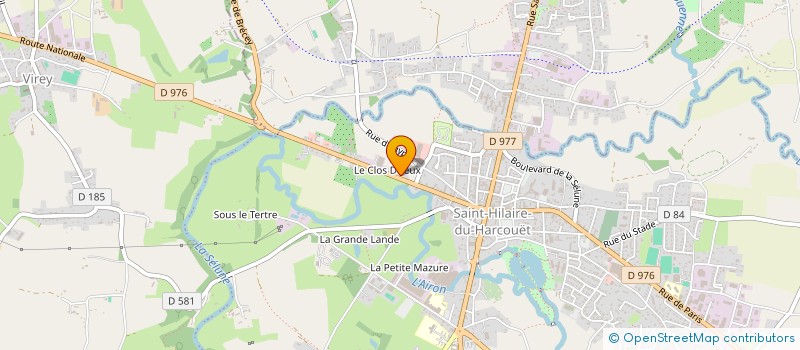 localisation de l'entreprise BOUCE FRERES  SAINT-HILAIRE-DU-HARCOUET