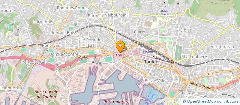 localisation de l'entreprise BOUCENNA  TOULON