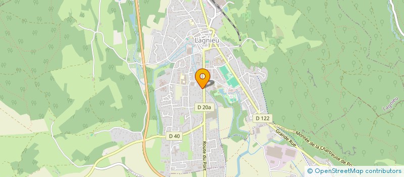 localisation de l'entreprise BOUCH'01  LAGNIEU