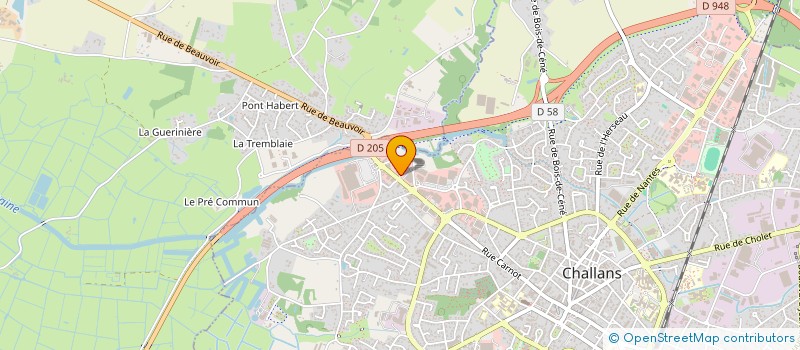 localisation de l'entreprise BOUCHA à CHALLANS