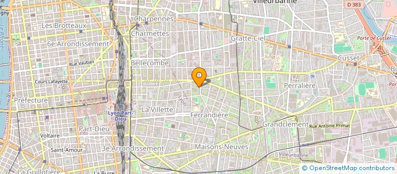 localisation de l'entreprise BOUCHAKER CONSULTING  VILLEURBANNE