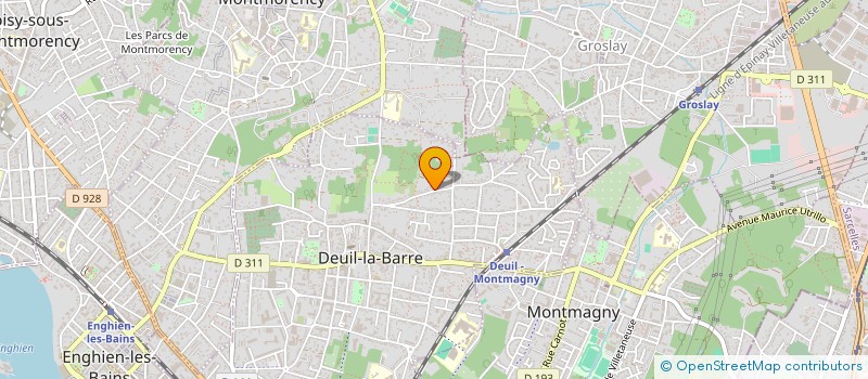 localisation de l'entreprise BOUCHAM BOIS ROCHEFORT  DEUIL-LA-BARRE