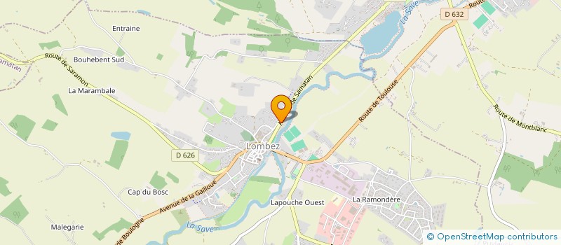 localisation de l'entreprise BOUCHARD FRANCOISE ET FILS à LOMBEZ