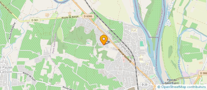 localisation de l'entreprise BOUCHARD PASTUKHINA  PONT-SAINT-ESPRIT