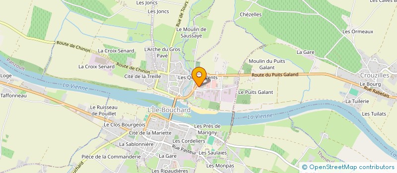 localisation de l'entreprise BOUCHARDIS à L'ILE-BOUCHARD