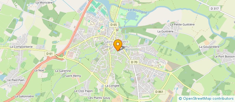 localisation de l'entreprise BOUCHAUD COUVERTURE  SAINT-LUMINE-DE-COUTAIS