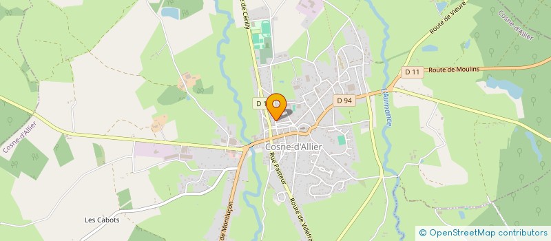 localisation de l'entreprise BOUCHE  VILLEFRANCHE-D'ALLIER