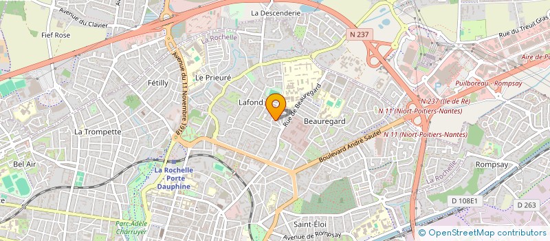 localisation de l'entreprise BOUCHE A OREILLE  LA ROCHELLE