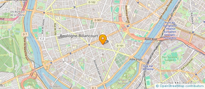 localisation de l'entreprise BOUCHE BEE à BOULOGNE-BILLANCOURT