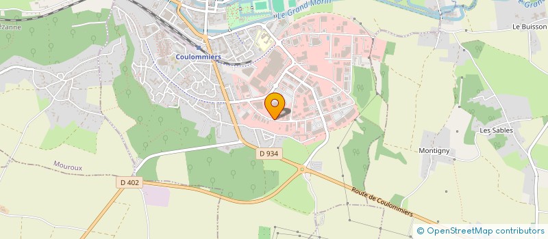 localisation de l'entreprise BOUCHE DISTRIBUTION à COULOMMIERS