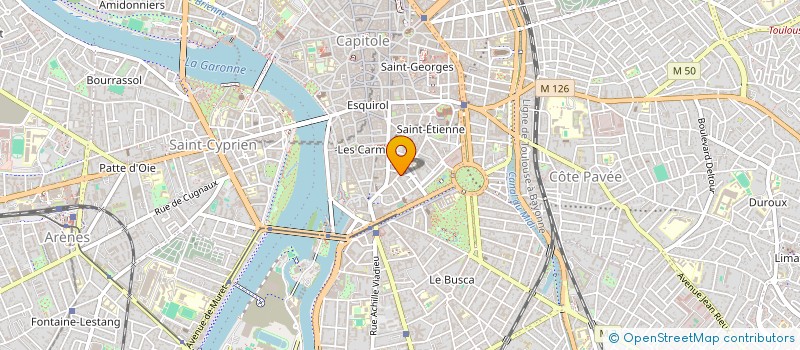 localisation de l'entreprise BOUCHE JEAN PAUL  TOULOUSE