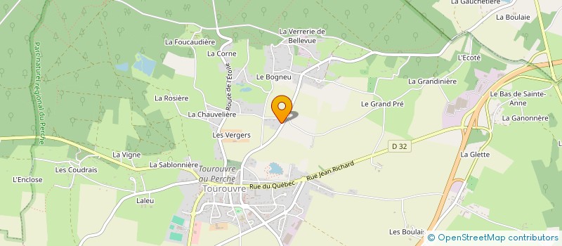 localisation de l'entreprise BOUCHE JLJ à TOUROUVRE AU PERCHE