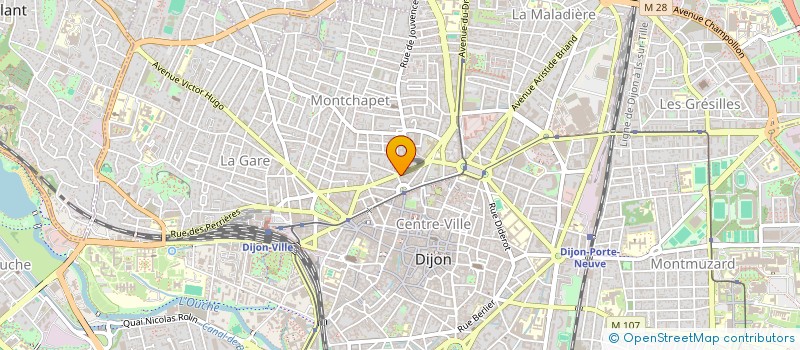 localisation de l'entreprise BOUCHE OUVERTE  DIJON