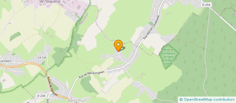 localisation de l'entreprise BOUCHER.3  BAINCTHUN