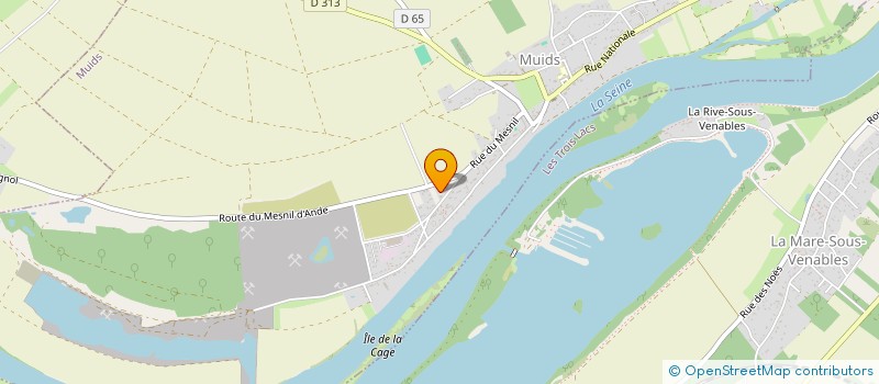 localisation de l'entreprise BOUCHER à MUIDS