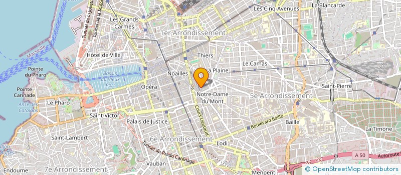localisation de l'entreprise BOUCHER DIAGRAMME à MARSEILLE