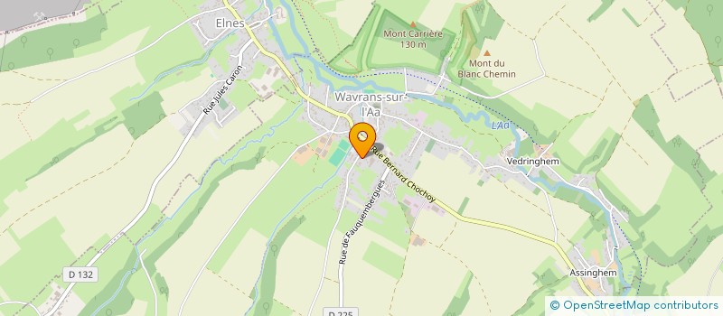 localisation de l'entreprise BOUCHER DUMANOIR  WAVRANS-SUR-L'AA