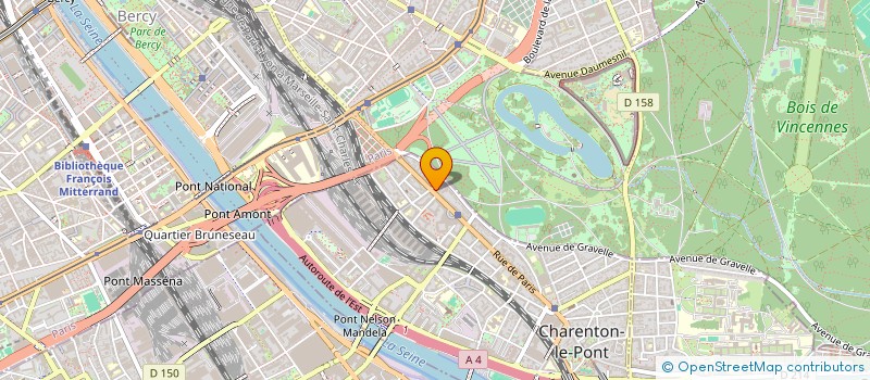 localisation de l'entreprise BOUCHER ET CARON  CHARENTON-LE-PONT