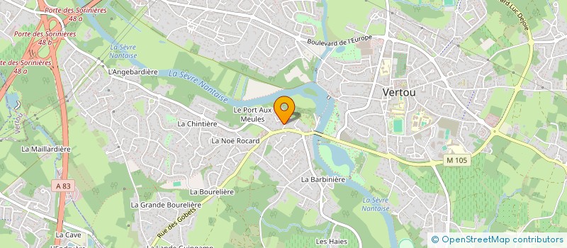 localisation de l'entreprise BOUCHER MARTEL à VERTOU