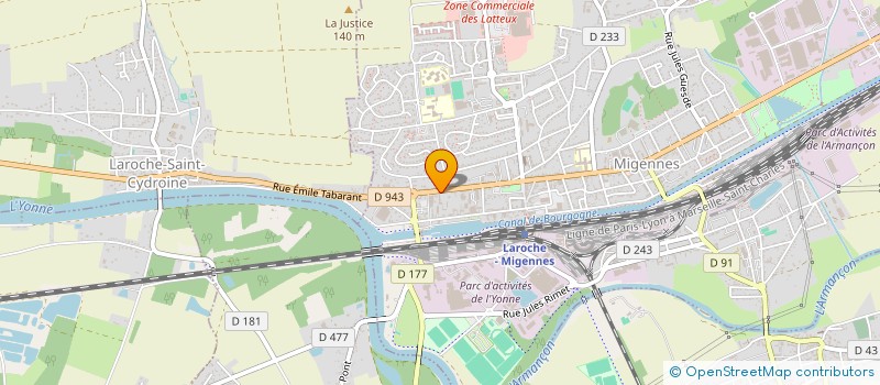 localisation de l'entreprise BOUCHER PESAGE à MIGENNES