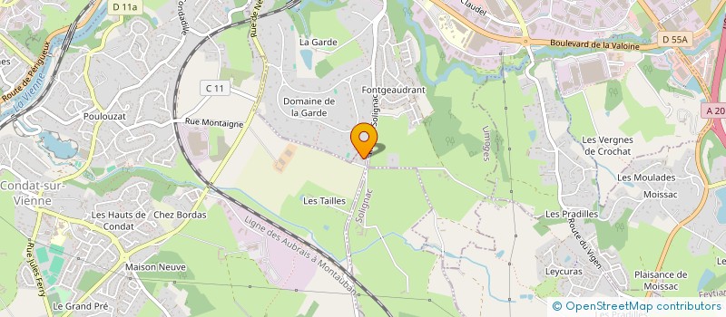 localisation de l'entreprise BOUCHER SAS à CONDAT-SUR-VIENNE