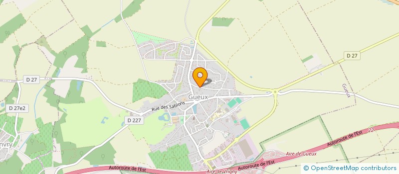 localisation de l'entreprise BOUCHER TINQUEUX  GUEUX