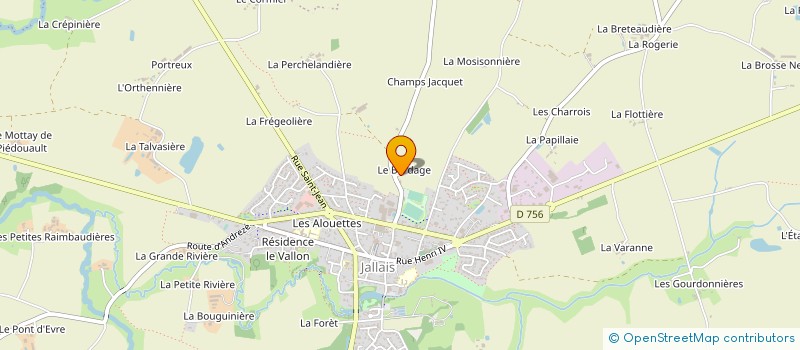 localisation de l'entreprise BOUCHEREAU FRERES à MONTREVAULT-SUR-EVRE