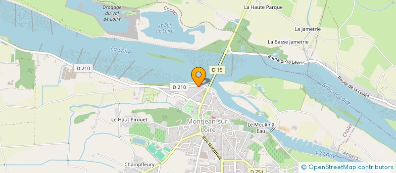 localisation de l'entreprise BOUCHEREAU NEGOCE ENVIRONNEMENT  MAUGES-SUR-LOIRE