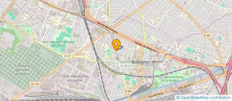 localisation de l'entreprise BOUCHERIE 172  BOBIGNY