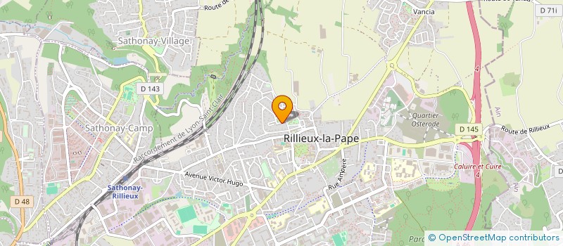 localisation de l'entreprise BOUCHERIE 2 F  RILLIEUX-LA-PAPE