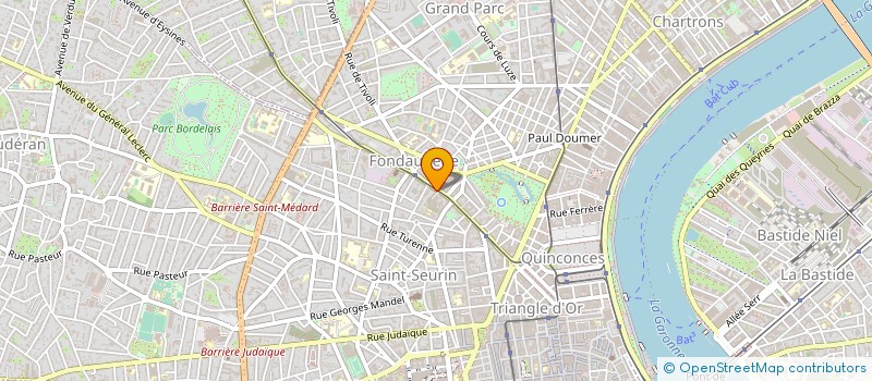 localisation de l'entreprise BOUCHERIE 4 PAVILLONS à BORDEAUX
