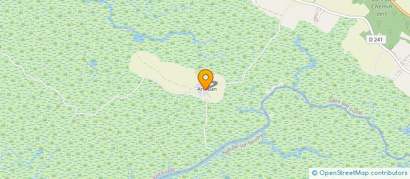 localisation de l'entreprise BOUCHERIE  SAINT-JUST-LUZAC