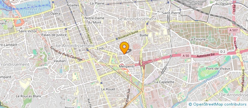 localisation de l'entreprise BOUCHERIE à MARSEILLE