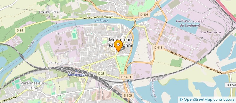 localisation de l'entreprise BOUCHERIE A Z à MONTEREAU-FAULT-YONNE