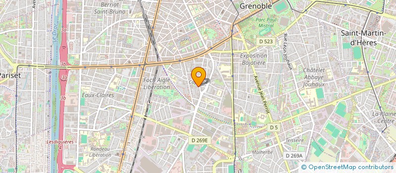 localisation de l'entreprise BOUCHERIE ACEM à GRENOBLE