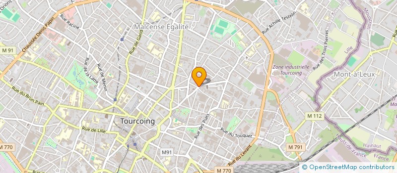 localisation de l'entreprise BOUCHERIE ADAM à TOURCOING