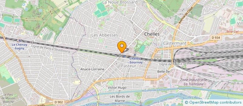 localisation de l'entreprise BOUCHERIE ADAN à CHELLES